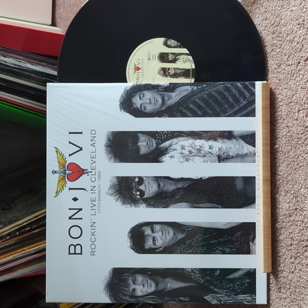 Bon Jovi - Rockin' Live In Cleveland '84 Vinyl Record